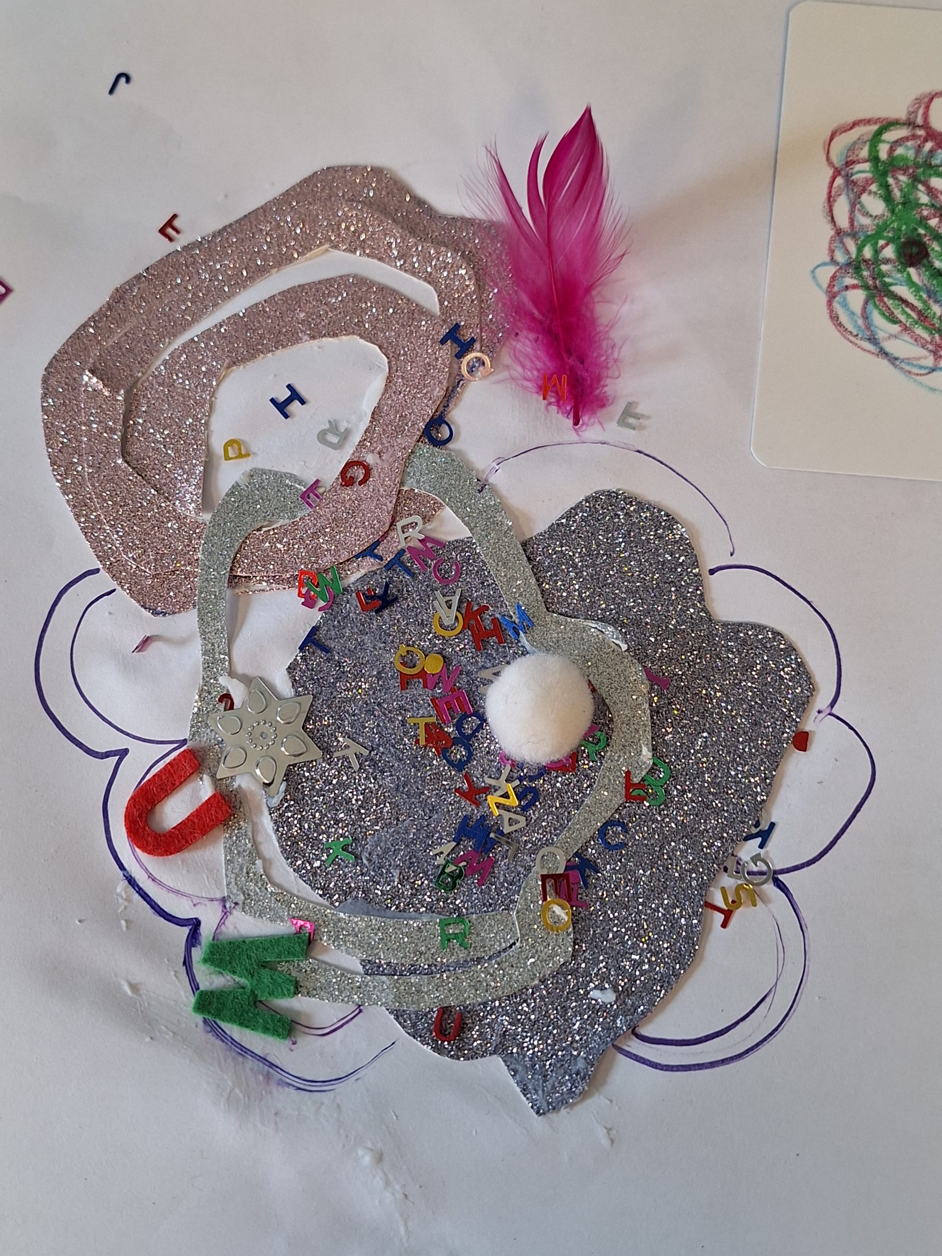 קולאז' בהשראת קלף סדנה